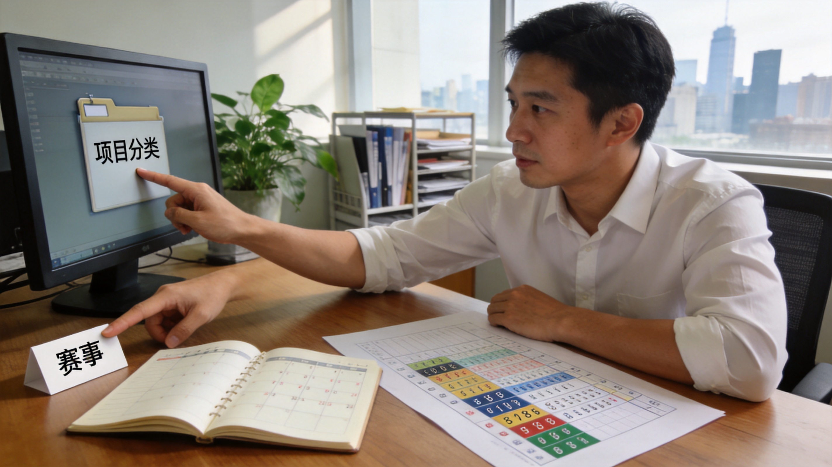 比分查询步骤示意：从项目分类筛选到单场比分与赛果页面的路径